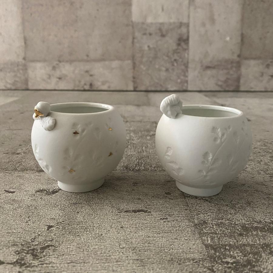 Porcelain Story Tealight 磁器の小物入れ quirrel リス ・Nuts ナッツ rader レダー | 