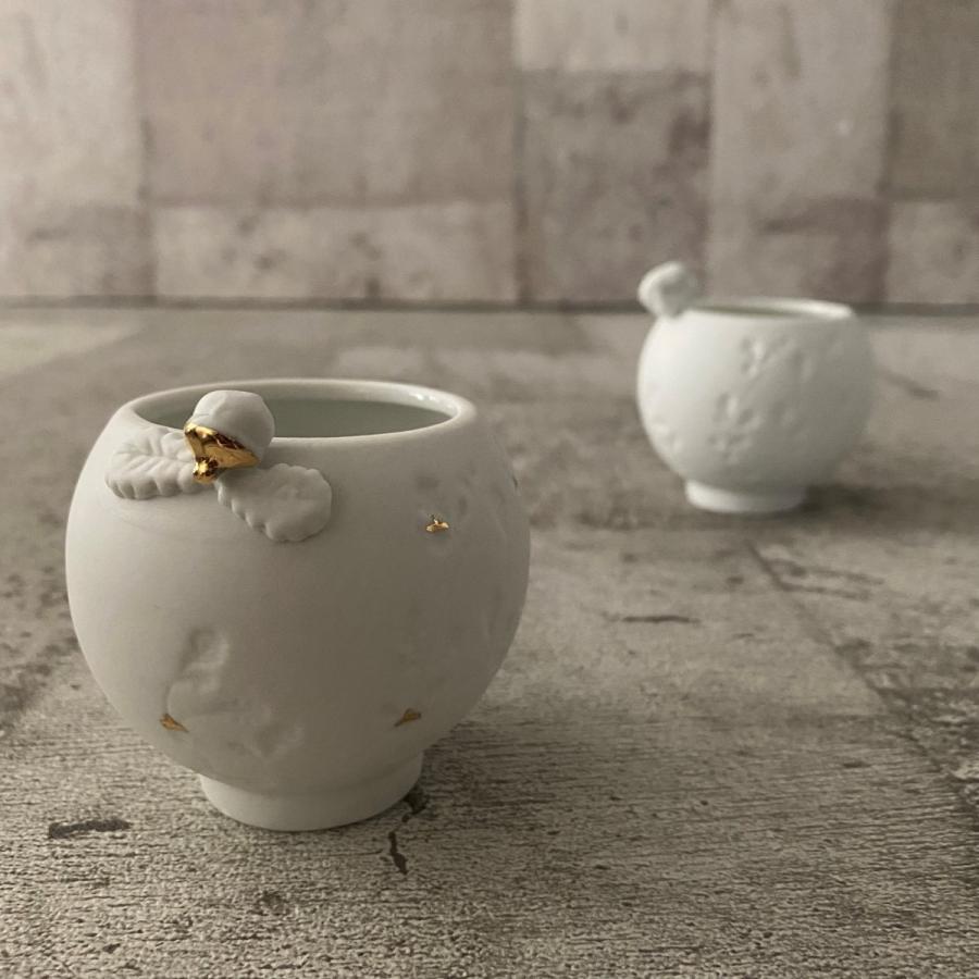 Porcelain Story Tealight 磁器の小物入れ quirrel リス ・Nuts ナッツ rader レダー |  | 09