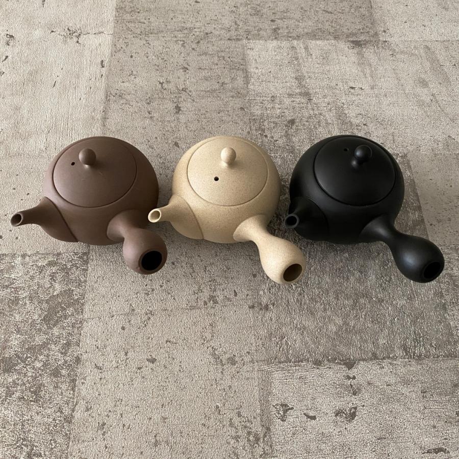 63 ロクサン tokoname 急須 / 焼締め・WH・BK |  | 01