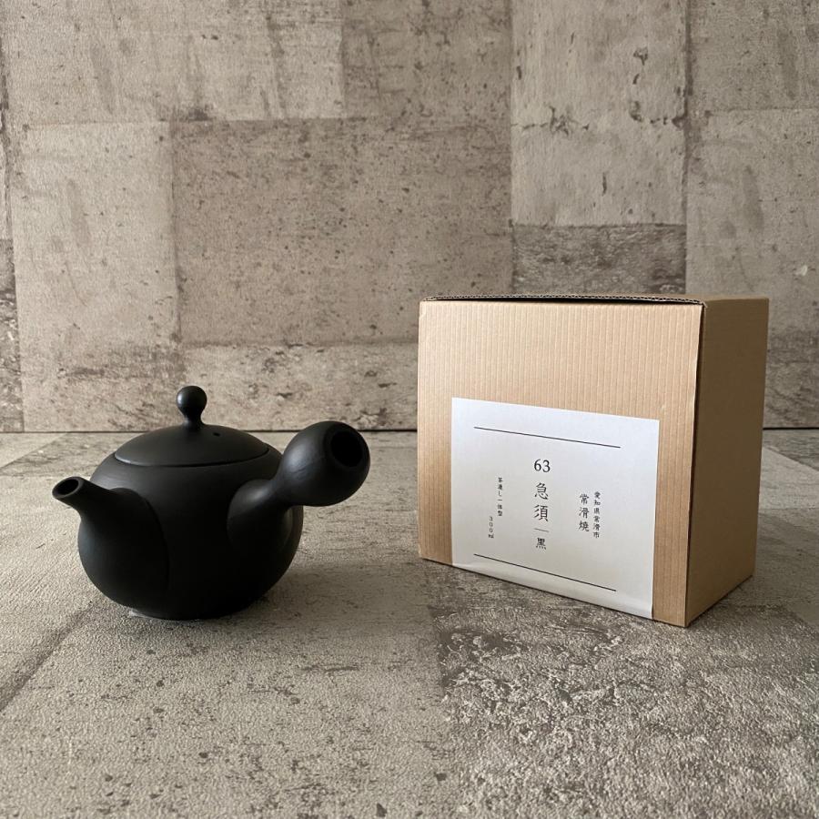 63 ロクサン tokoname 急須 / 焼締め・WH・BK |  | 07