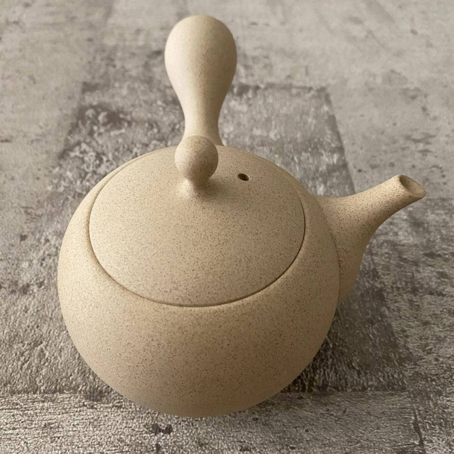 焼き締め煎茶急須 □0633 南蛮 焼締 茶注 急須 煎茶 11.3x7.8x7.9cm