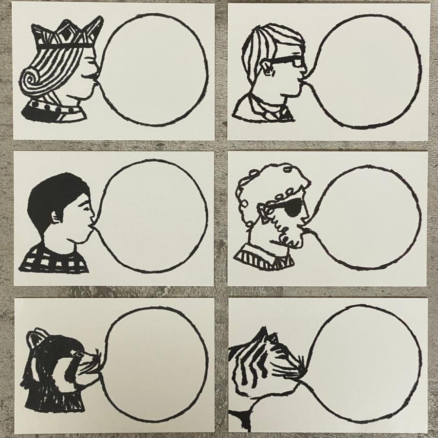 たつみなつこ BUBBLE GUM post card / 1枚・全6種類 | 