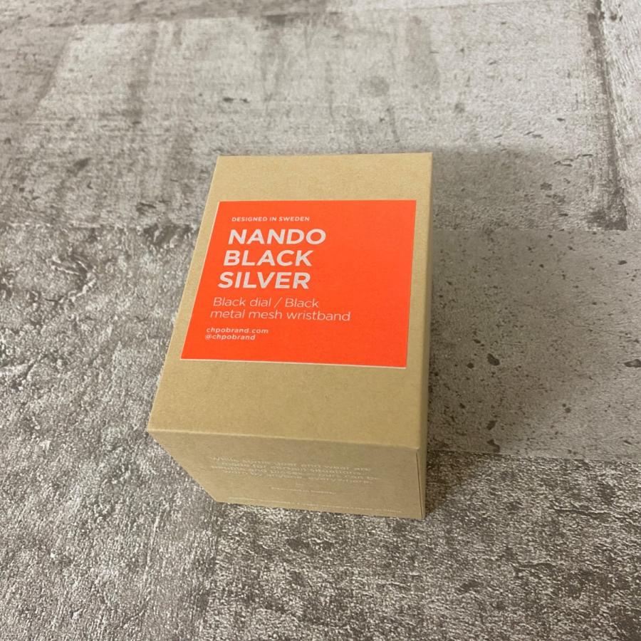 NANDO BLACK SILVER 腕時計 32950687 スウェーデン生まれの腕時計 |  | 14