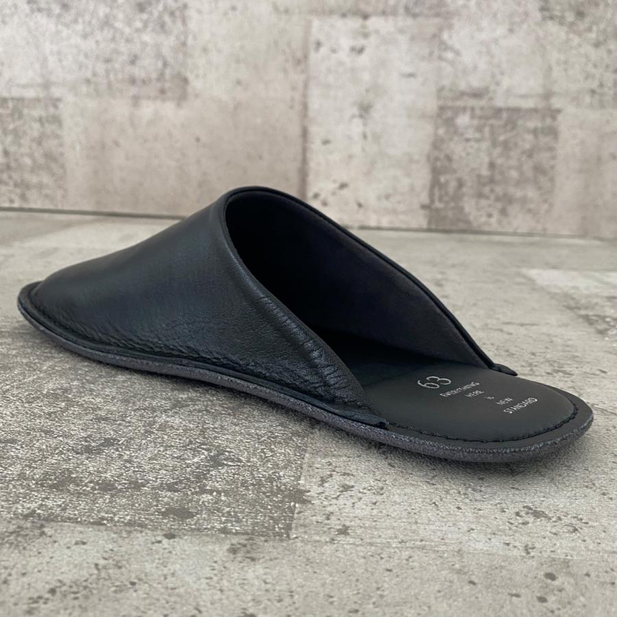 父の日ギフト 63 ロクサン レザースリッパ BK/L |  | 01