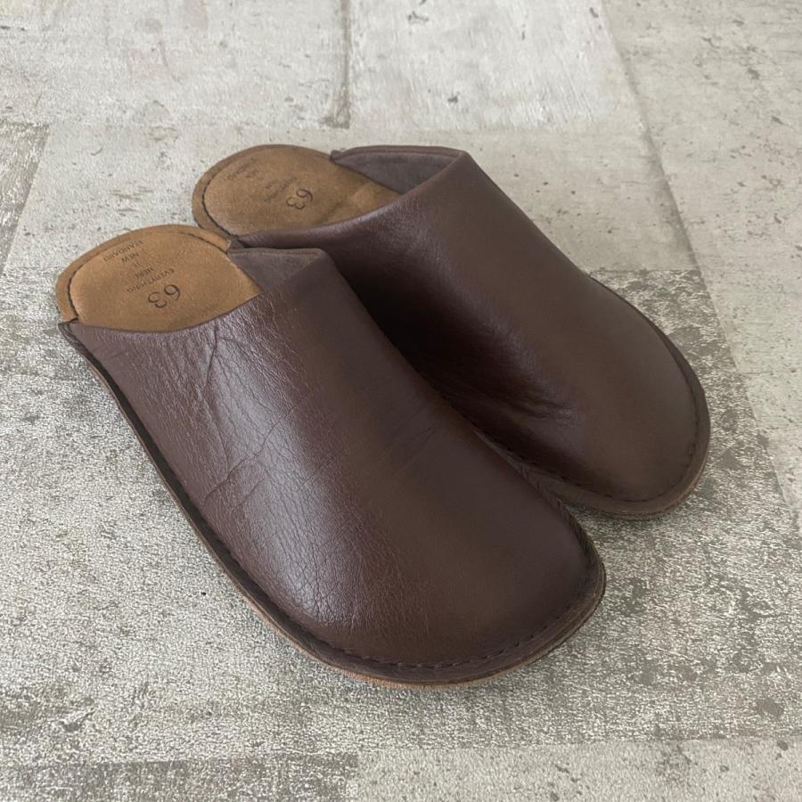 63 ロクサン レザースリッパ BR/M : ASSEMBLAGE - 通販 - Yahoo