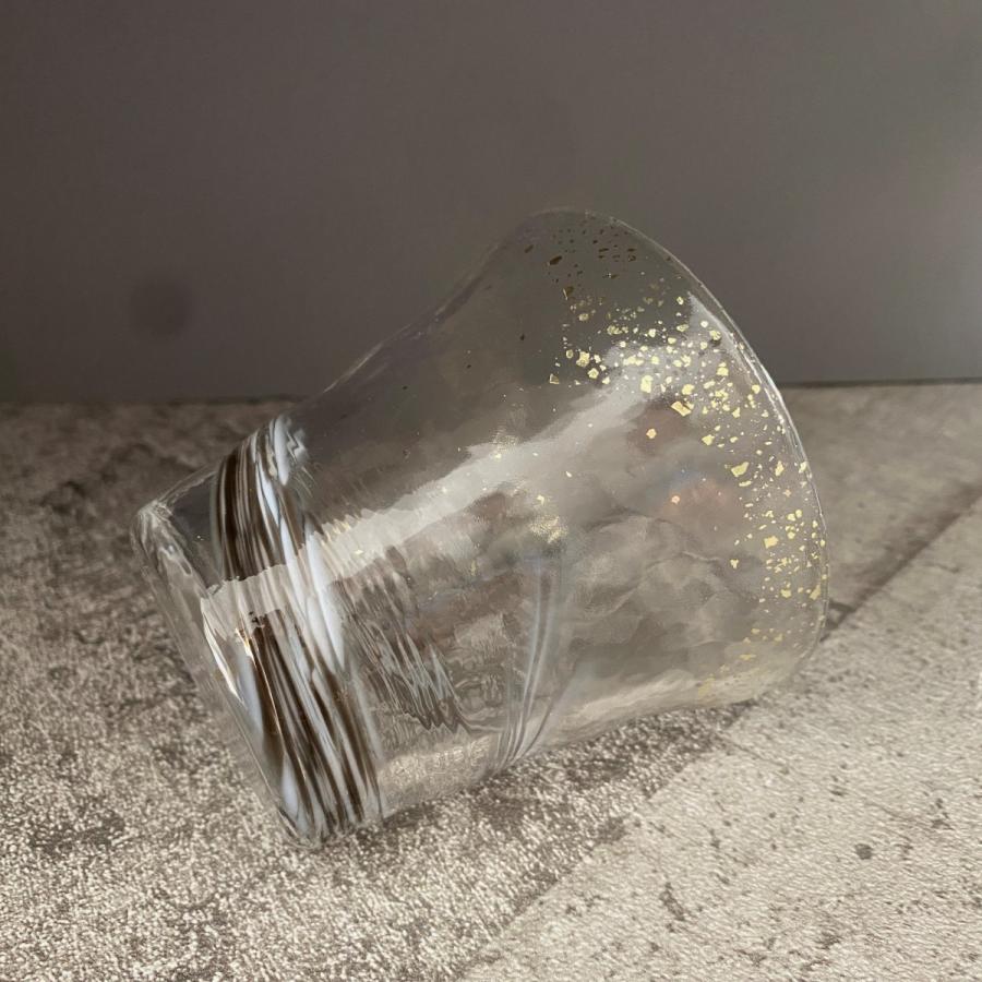 津軽びいどろ 金彩ロックグラス・霧 : ASSEMBLAGE - 通販 - Yahoo