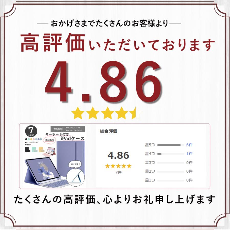iPad ケース キーボード 第10世代 第9世代 第8世代 第7世代 第6世代 第