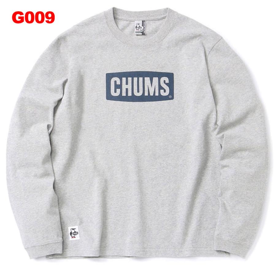 チャムス-CHUMS チャムスロゴロングスリーブＴシャツ男性用