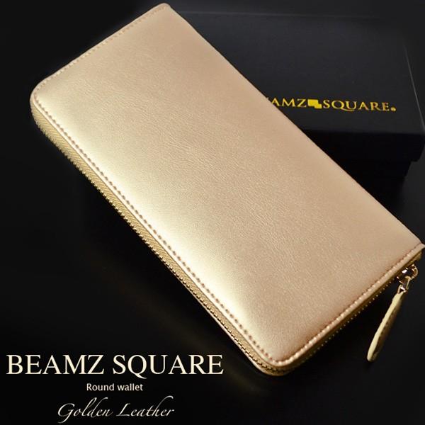 完売カラー！サンローラン 長財布 ラウンドファスナー ゴールド ラウンドファスナー 長財布 風水財布 メンズ レディース 牛革 オール