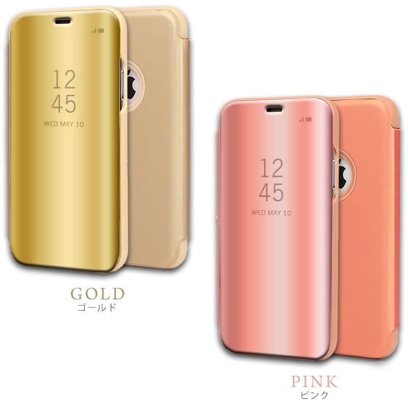 iPhoneケース ミラー×透明 手帳型スマホケース iPhone11 Pro Max XS 耐