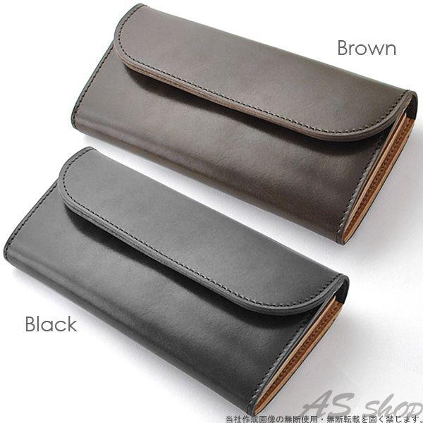 レザー財布 メンズ 長財布 財布 国産 ヌメ革 クリークレザー Reliable