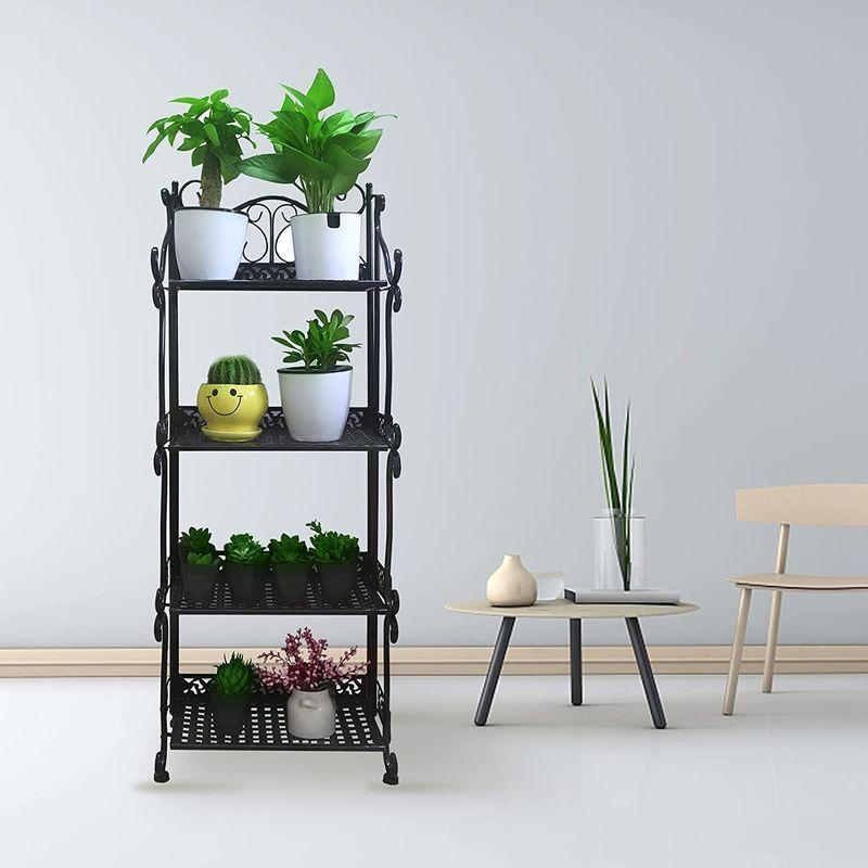 フラワースタンド プランタースタンド 植木鉢 プランタースタンド ガーデニング 棚 ガーデンラック アイアンラック 室外室内 収納 組み立て簡単 ガーデンラック 004 おしゃれ Assign コンパクト 割引半額