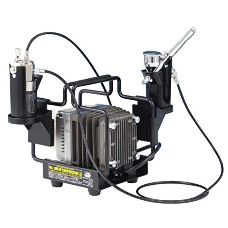 くすみ水色 GSIクレオス Mr.リニアコンプレッサー L5/エアブラシセット