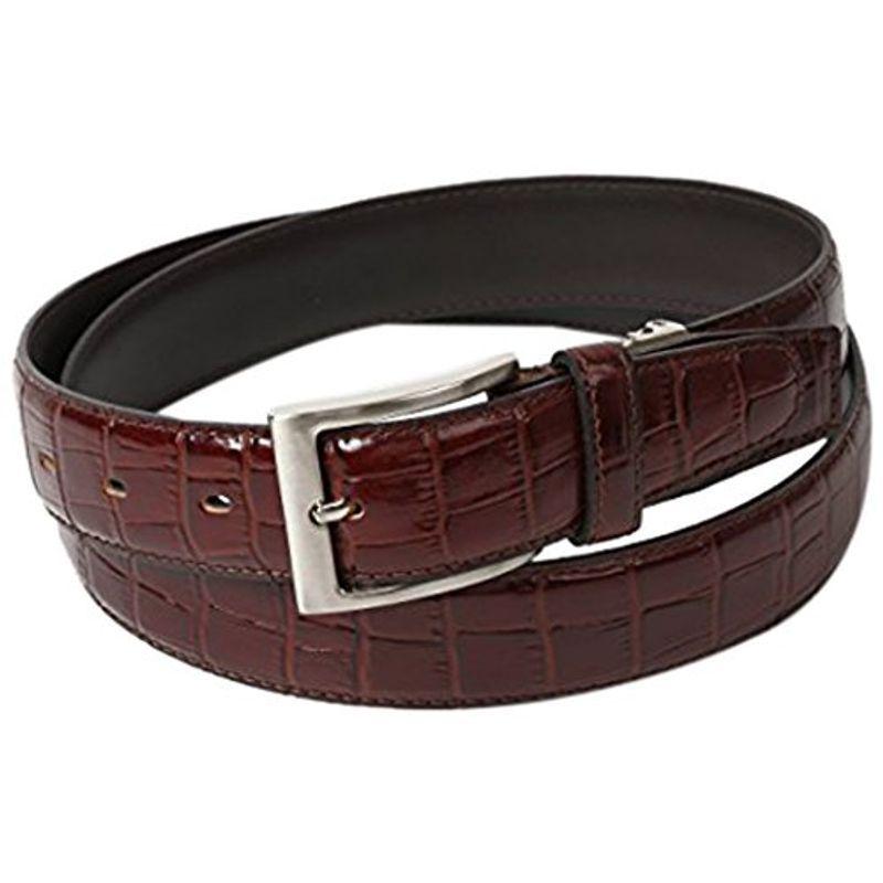 種類豊富な品揃え Ke212 36 B Ozie ベルト メンズ 本革レザー 牛革 クロコダイル型押し フリーサイズ サイズ調整可能 日本製 オジエ 財布 帽子 ファッション小物