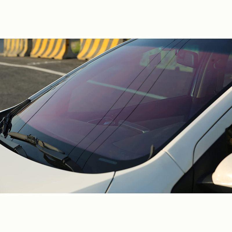 Hohofilmカーガラスフィルム 自動車用カーフィルム フロントガラス 運転席 側用 窓ガラスフィルム ウインドウフィルム カメレオンフィ Assign 通販 Yahoo ショッピング