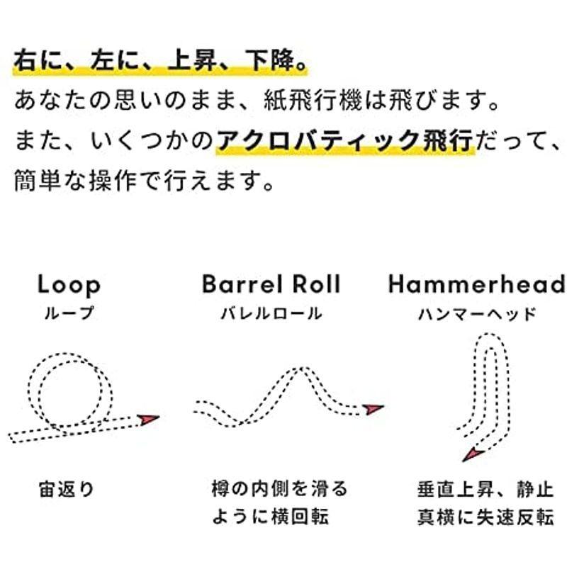 POWERUP 4.0 スマホ操作 紙飛行機キット USB充電 Bluetooth ラジコン POWERUP 4.0 スマホ操作 紙飛行機キット USB充電 Bluetooth ラジコン