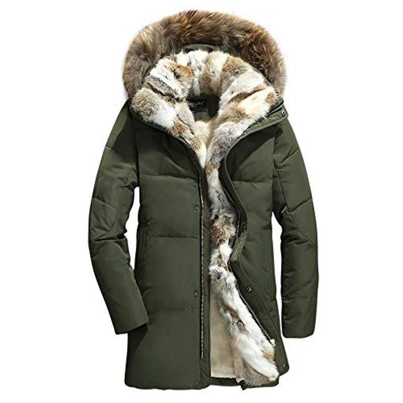 サイズ交換ｏｋ メンズ ロングコート ダウンジャケット ダウンコート Aellaras レディース 暖 裏ボア 着脱可 ファー付き フード付き ファーコート ジャケット