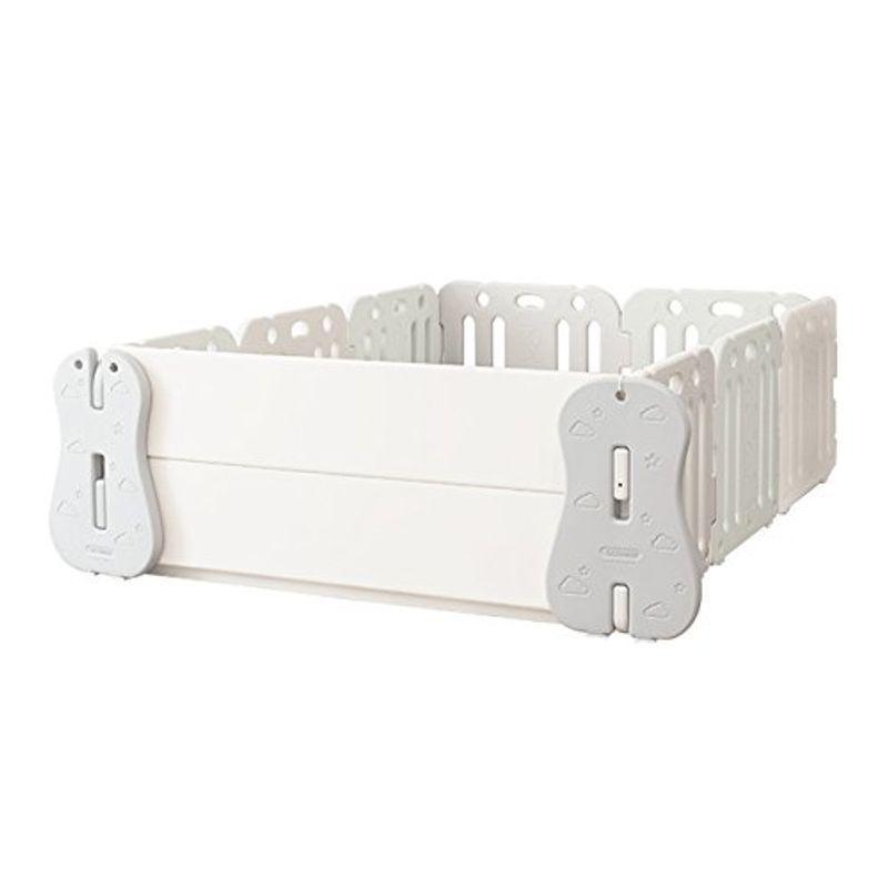 Ggumbi ベビーサークル 折りたたみ プレイヤード 8枚 セット セット Familyguard ベージュ Assignのggumbi