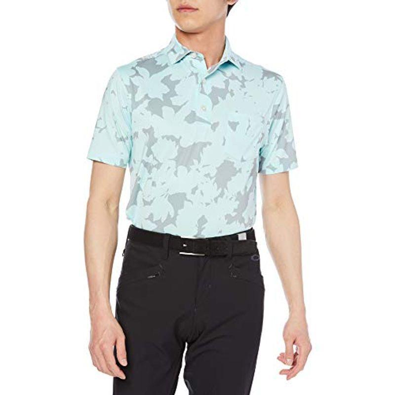 フットジョイ ポロシャツ Fj S21 S06 ボタニカルカモフラージュ ライルシャツ Fj S21 S06 ポロシャツ M メンズ