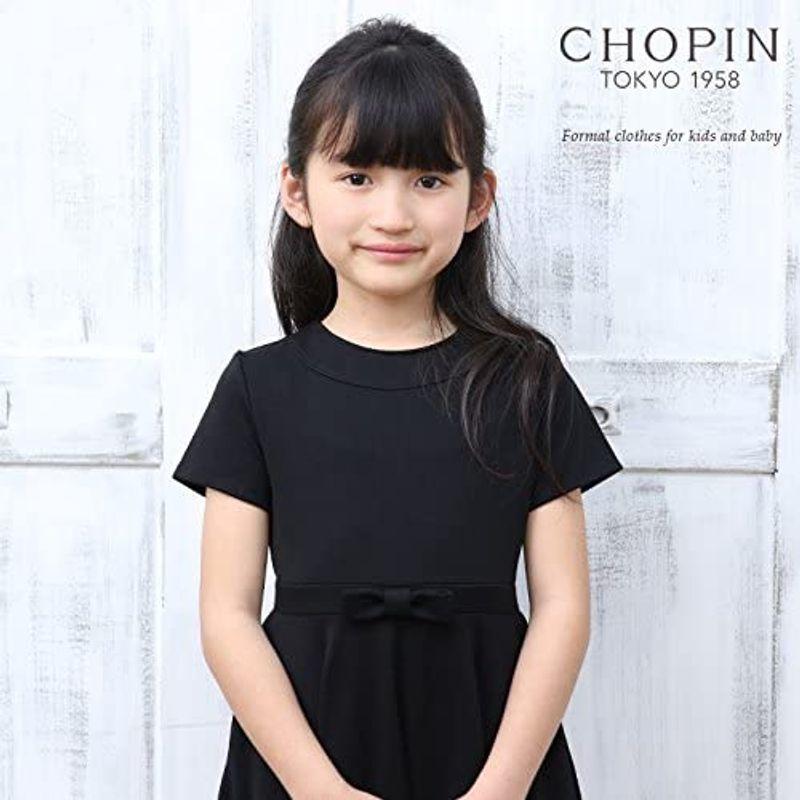 在庫処分 フォーマル 女の子 Chopin ショパン キッズ 110 ブラック 86 2307 フレアワンピース 半袖 ワンピース Morrismonument Com
