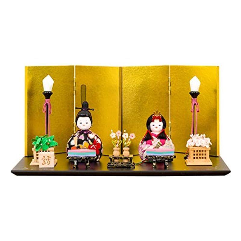 返品送料無料 手帳 日記 家計簿 雛人形 コンパクト おしゃれ 木目込み ぷりふあ 親王 飾り 静岡和屏風使用 高岡漆器 螺鈿細工 黒塗 紗來 Venice Transfer Company It