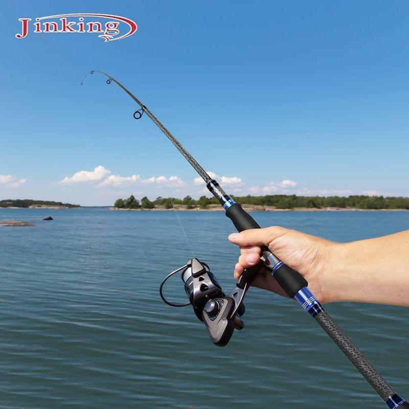 今年の新作から定番まで キャスティングロッド スピニング 釣り竿 Jinking コンパクトロッド 2 1m 2 ショアジギング 軽量 カーポン製 シーバスロッド 投げ竿 Pathwaysfl Org