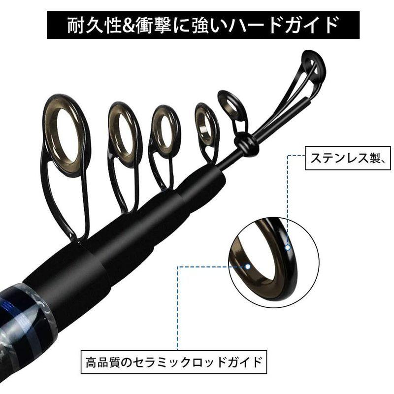 今年の新作から定番まで キャスティングロッド スピニング 釣り竿 Jinking コンパクトロッド 2 1m 2 ショアジギング 軽量 カーポン製 シーバスロッド 投げ竿 Pathwaysfl Org