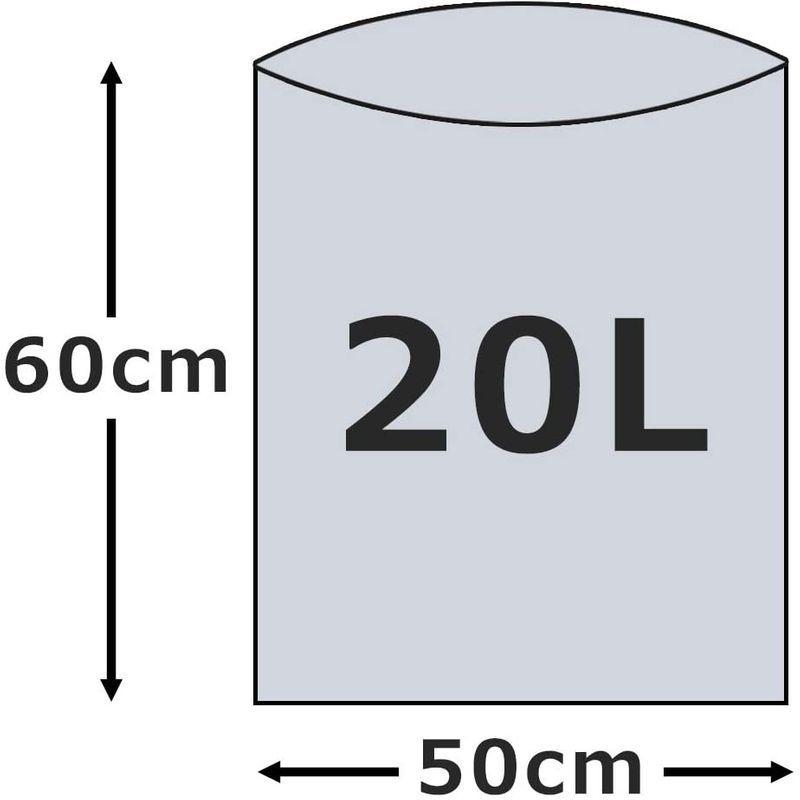 競売 小型ポリ袋 青（20L)厚さ0.03mm1000枚入りBedwin Mart ゴミ袋 