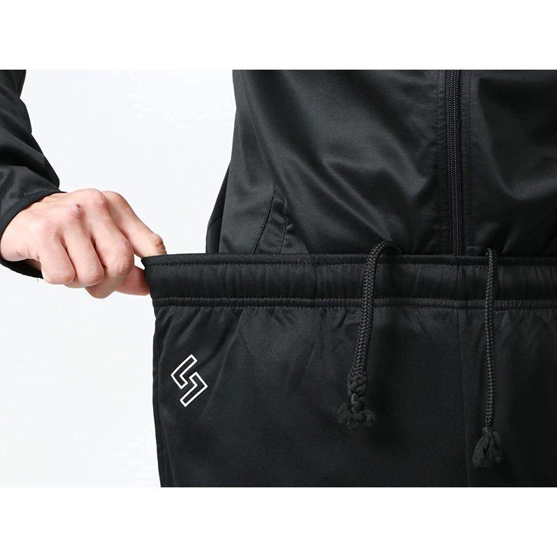 名作 ジャージ ランニングウェア ソレイルドール メンズ L ブラック ロングパンツ パーカー 上下セット ギフト 父の日 トレーナー Hassoncaterers Com