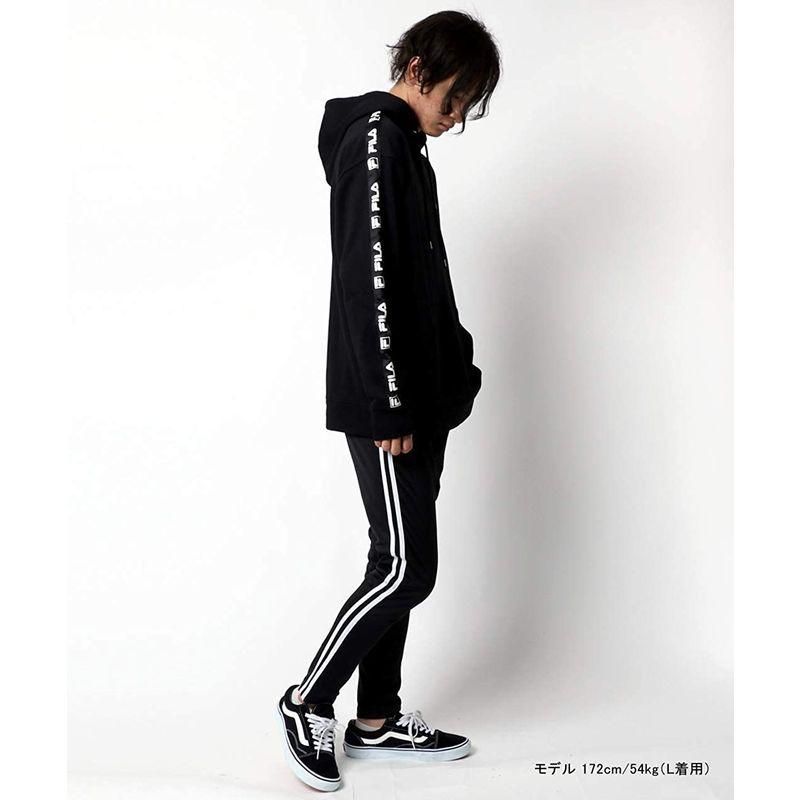 正規品 フィラ L 柄f プルオーバー 刺繍 ロゴ 裏毛 メンズ パーカー トレーナー