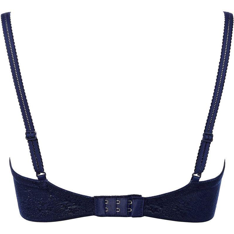 特別セーフ 天使のブラ トリンプ スリムライン E75 M008 ネイビー レディース ブラジャー 極上ライト524 その他ブラジャー