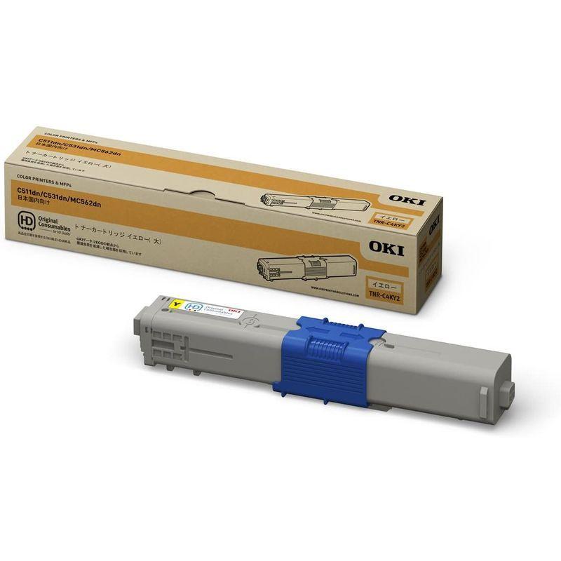 安心 OKI トナーカートリッジ(大) イエロー (MC562/C531dn/C511dn) TNR