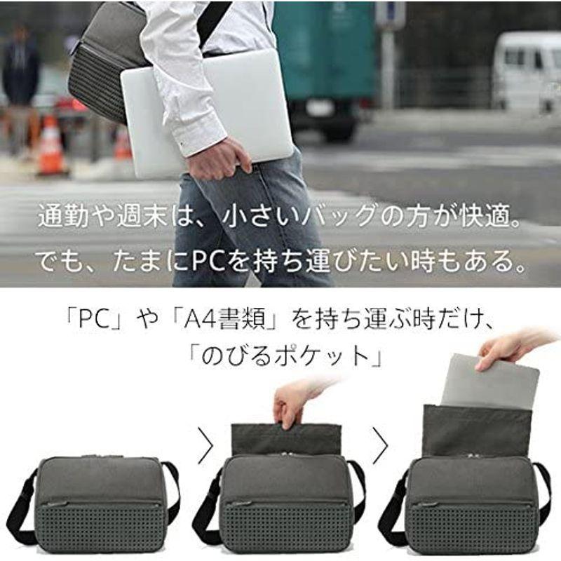 の公式サイト のひらくpcバッグnano ショルダーバッグ バッグ ネイビー Assignの ひらくpcバッグnano Assign セット特別価格