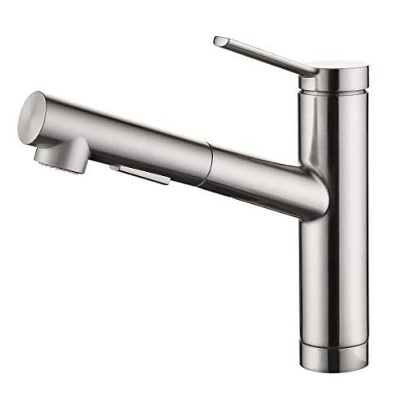 今だけ限定価格 Crea キッチン蛇口 引出しホース式水栓 キッチン用水栓 シングルレバーワンホールキッチン水栓 伸縮 360度回転 2wayの吐水式 泡沫 公式 Athchat Adaptivetelehealth Com