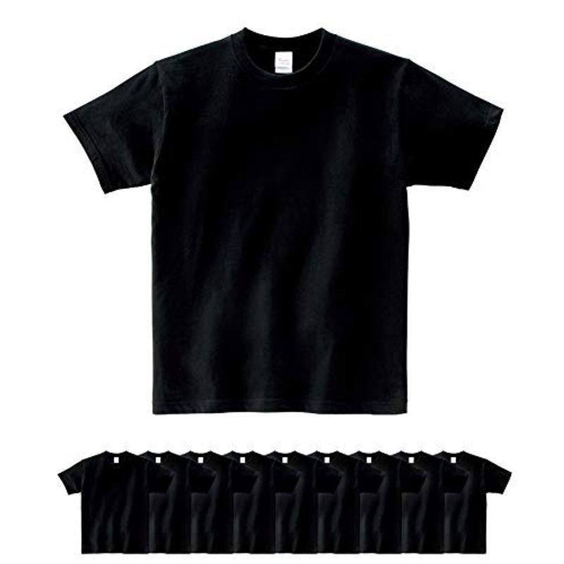 【お試し価格！】 (プリントスター)Printstar | 12 (ブラック, キッズ 10枚セット ヘビーウェイトTシャツ 5.6オンス 00085-CVT その他ファッション小物