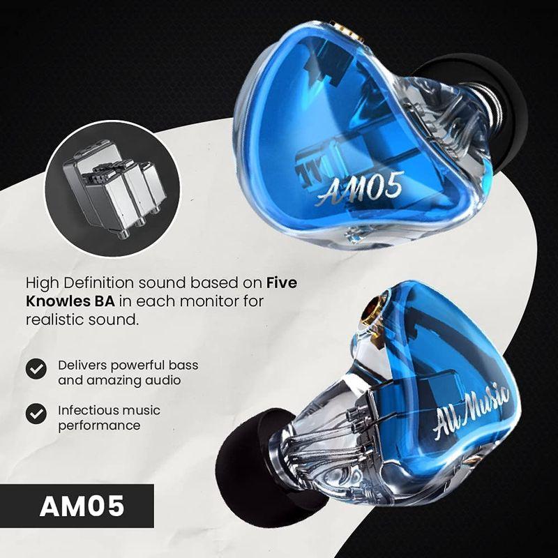 楽天市場IBasso Audio AM05 5ドライバBA搭載カナル型イヤホン (ブルー
