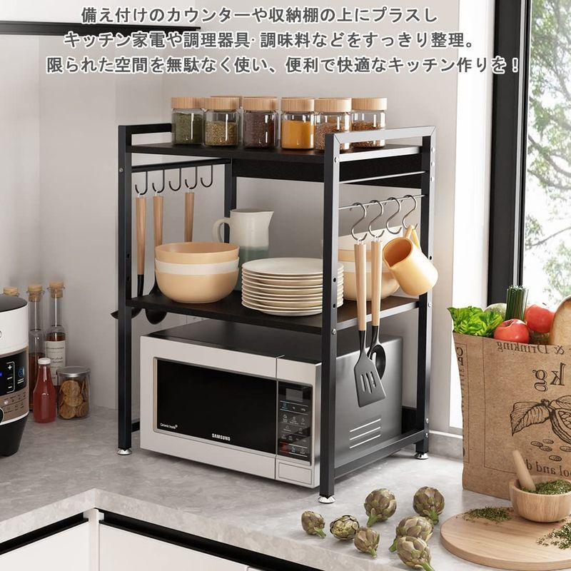1年間保証付 レンジ台 レンジラック レンジ上ラック トースターラック