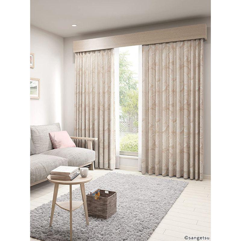 サンゲツ Eleganceシリーズ オーダーカーテン ２倍ヒダ 鳥柄 ○春夏