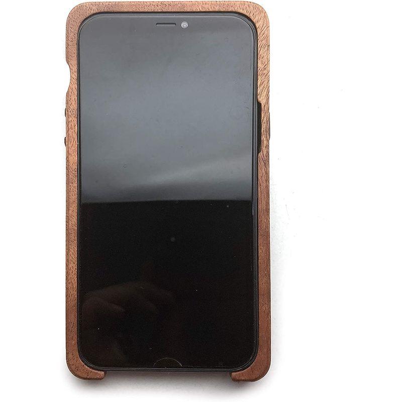 ライフ Wooden Design Case for iPhone12/12pro brown 107068