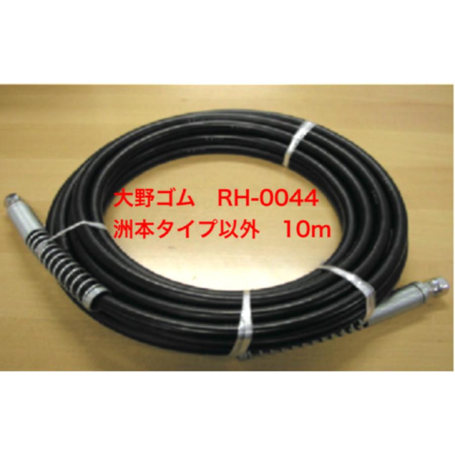 大野ゴム 洗車機用高圧ホース 洲本タイプ以外 10m RH-0044 ねじ3/8