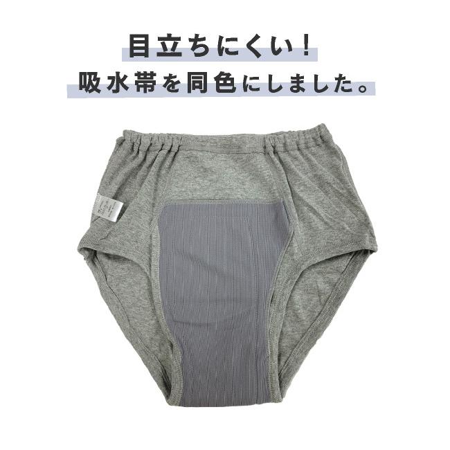 失禁パンツ 尿漏れパンツ ブリーフ 男性用 軽失禁 中失禁 50cc 50ml