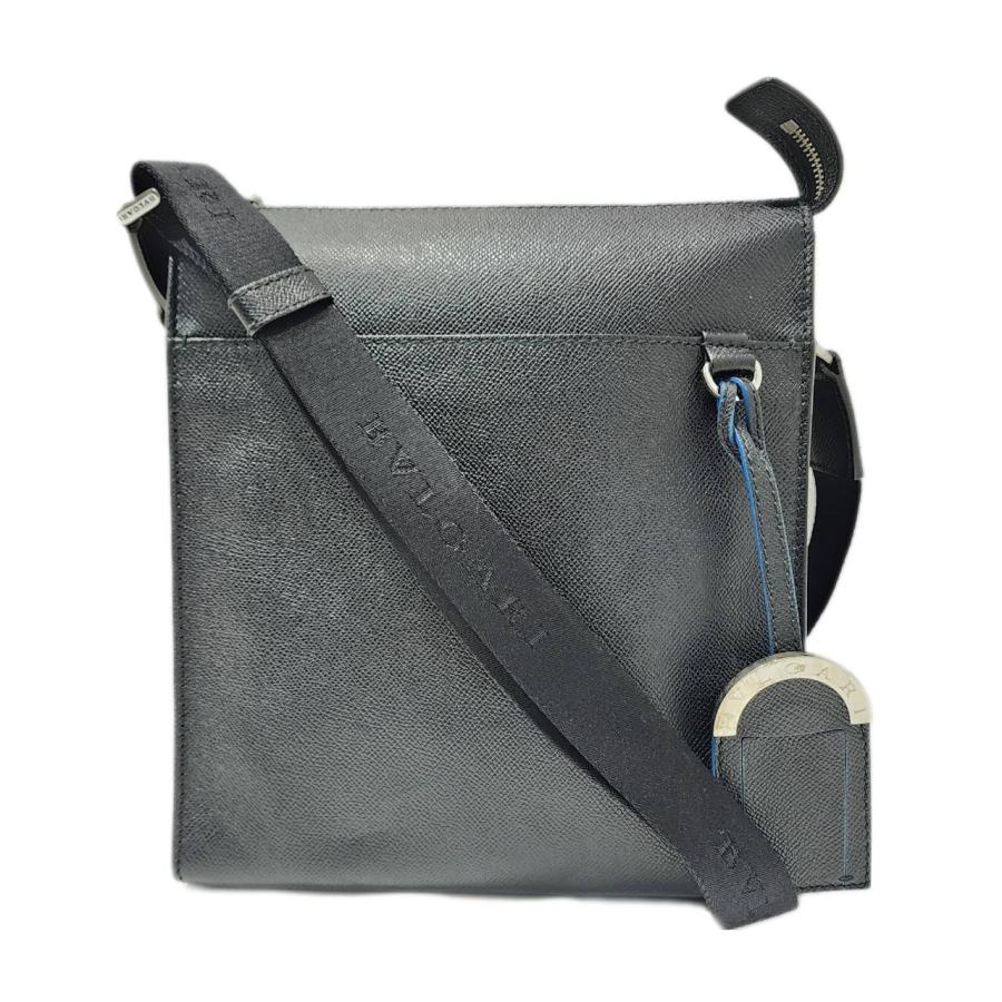 BVLGARI ブルガリ 斜めがけショルダーバッグ 37628 メッセンジャーバッグ レザー ブラック 【中古美品】 U33K209  :U2303K209:質屋アシスト - 通販 - Yahoo!ショッピング