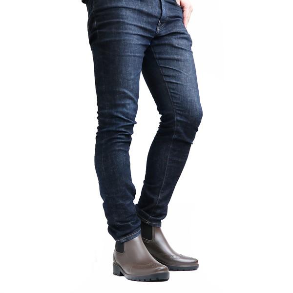 レインブーツ メンズ 長靴 ビジネスシューズ ビジネスレイン 雨具 防水 サイドゴア ウィングチップ 雨 | ブランド登録なし | 10