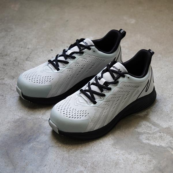 ワークシューズ メンズ 安全靴 4E 幅広 先芯入り 作業靴 スニーカー 鉄製先芯 軽量 アローマックス #118 | ブランド登録なし | 09