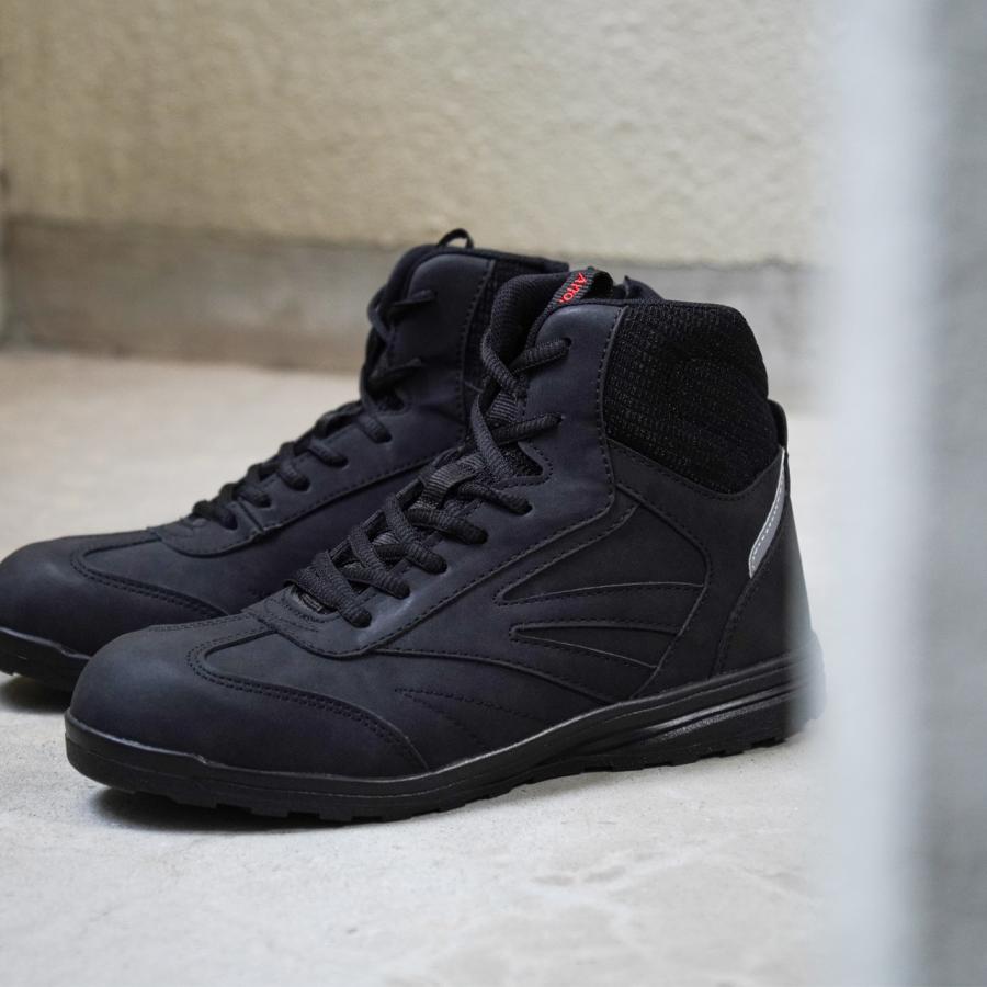 安全靴 メンズ ワークシューズ 先芯入り 作業靴 スニーカー バイクシューズ アローマックス #98 | ブランド登録なし | 10