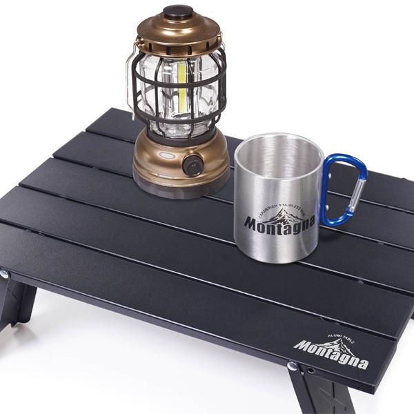 アルミテーブル 折りたたみ 持ち運び 軽量 ソロキャンプ 1人キャンプ アウトドア モンターナ montage | Montagna | 06