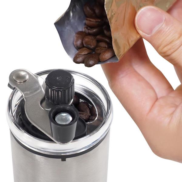 コーヒーミル 手挽き 手動 コンパクト コーヒー豆 コーヒー 粗挽き 細挽き 携帯 モンターナ montage 小さい 登山 アウトドア キャンプ | Montagna | 04