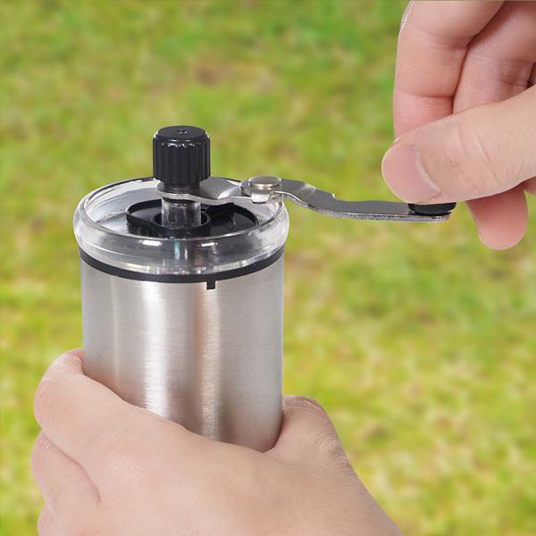 コーヒーミル 手挽き 手動 コンパクト コーヒー豆 コーヒー 粗挽き 細挽き 携帯 モンターナ montage 小さい 登山 アウトドア キャンプ | Montagna | 03