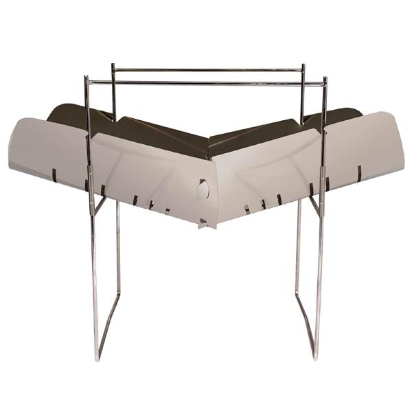 焚き火台 焚き火 ポータブル焚火 グリル 折りたたみ式 キャンプ コンロ モンターナ montage 小さい コンパクト 軽量 | Montagna | 02