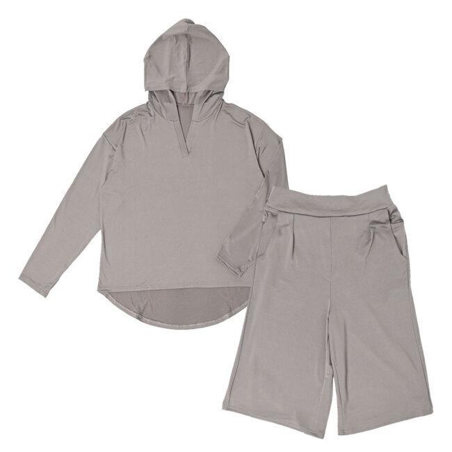 ラッシュガード 上下セット バミューダパンツ レディース パーカー 薄手 紫外線カット 日焼け防止 UVカット 海水浴 | ブランド登録なし | 10